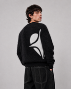 SWEAT MOHAIR BLEU