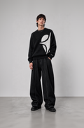 SWEAT MOHAIR NOIR
